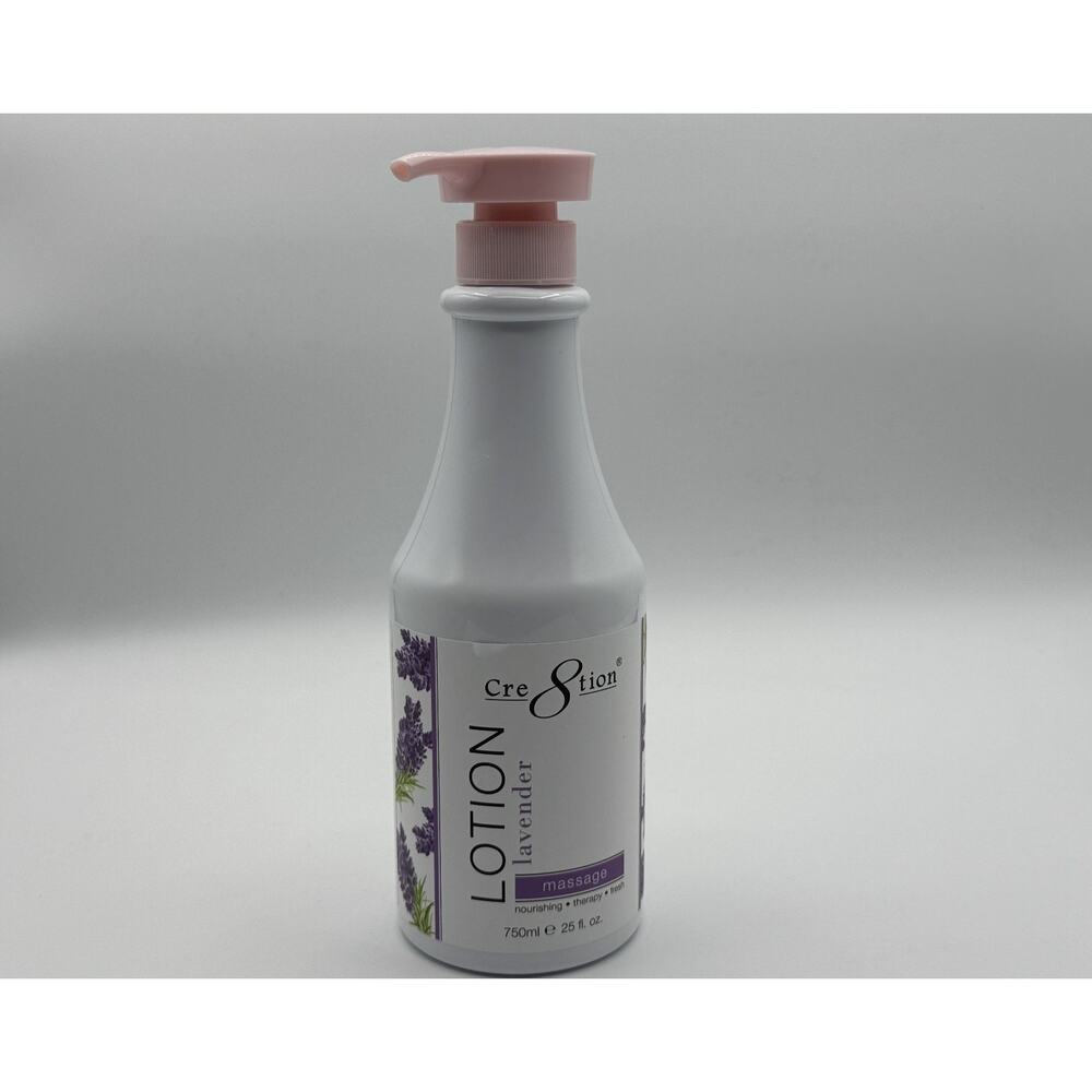 Cre8tion Hand & Body Nourishing Massage Lotion - Lavender 25 oz New